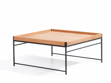 UNIT - Square wooden coffee table by Blå Station - view 2